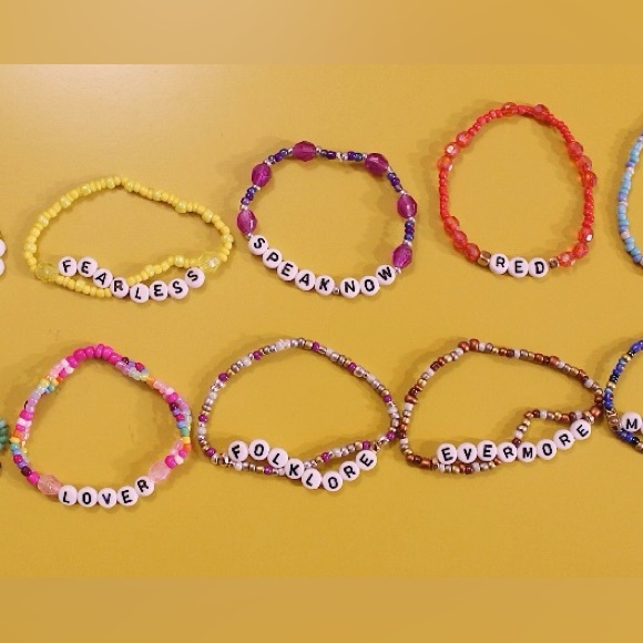 Taylor Swift Eras Tour Concert Friendship Bracelets | All 10 era pack beaded - Picture 2 of 8